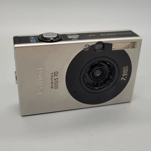 Canon PowerShot SD1000 IXUS 70 7,1 megapixel fotocamera digitale compatta argento testato