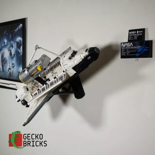 Gecko Steine Wandhalterung für Lego NASA Space Shuttle Discovery 10283 3