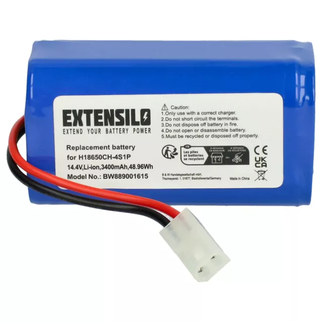 Batterie 3400mAh pour Flyco FC9601, Flyco FC9602