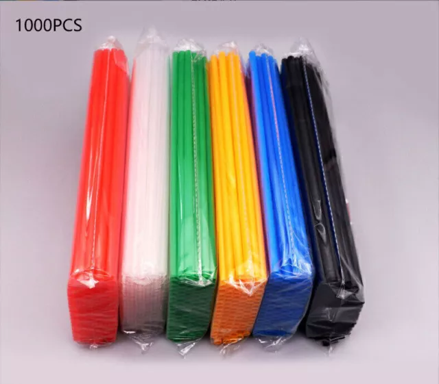 1000pcs. Jumbo straw/drinking straws/plastic tubes colorful 7*255MM