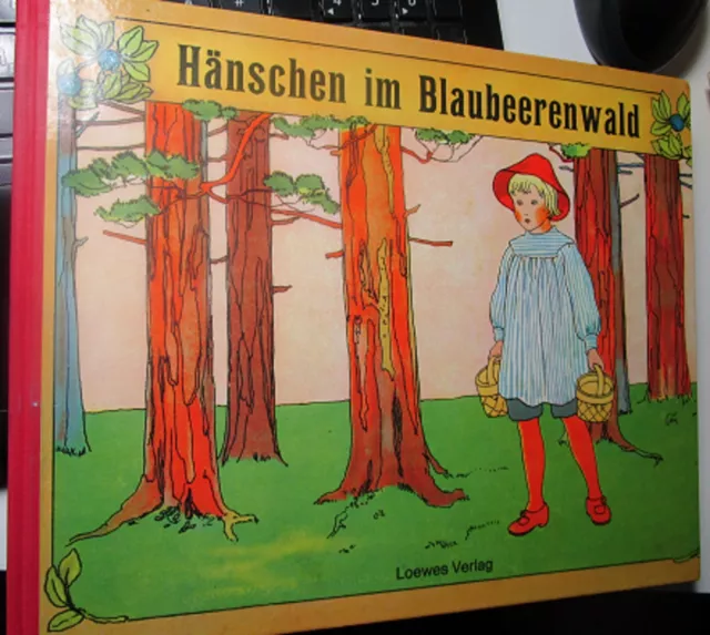 Bilderbuch-Klassiker HC quer HÄNSCHEN IM BLAUBEERWALD Loewes um 1965 Zustand 1/2