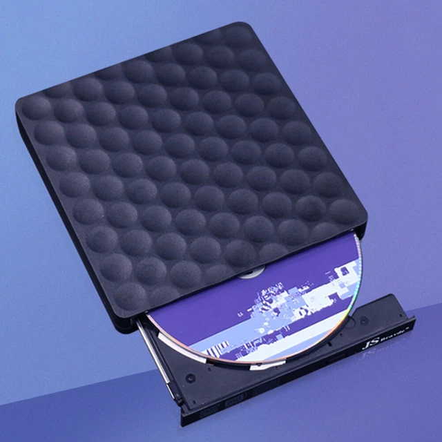 PORTABLE CD DVD Burners Plug and Play Disk Duplicator Drive for MacBook