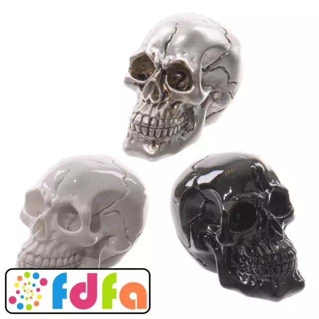 Puckator Novelty Glossy Small Skull Ornament Halloween Horror Gothic Gift