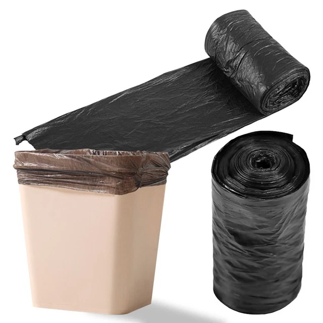 2 rotoli 50 sacchetti/rotolo bidone della spazzatura sacchetto della spazzatura sacchetti di plastica bagno cucina