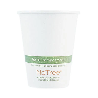 World Centric Notree Paper Hot Cups, 4 Oz, Natural, 1,000/carton CUSU4 WORLD