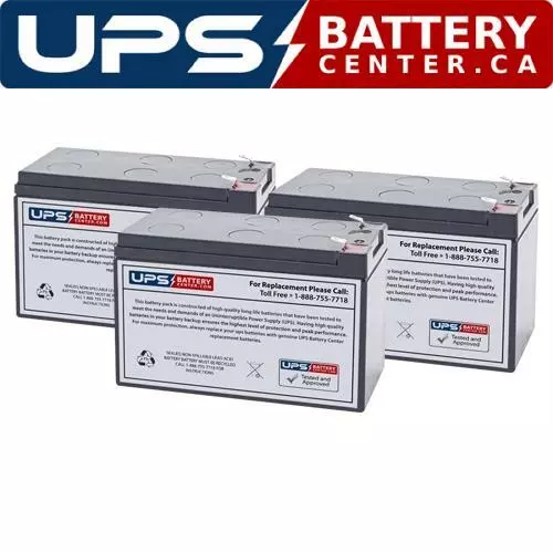 Tripp Lite SmartPro 120V 1.5kVA 900W SMC1500T Compatible Replacement Battery Set