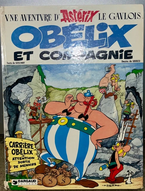 Astérix #23 Obélix Et Compagnie – Dargaud 1976, Album BD Franco-belge Cartonné