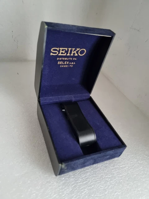 Seiko Gloss Black Box Black Gloss Box E-BM50 Vintage Original
