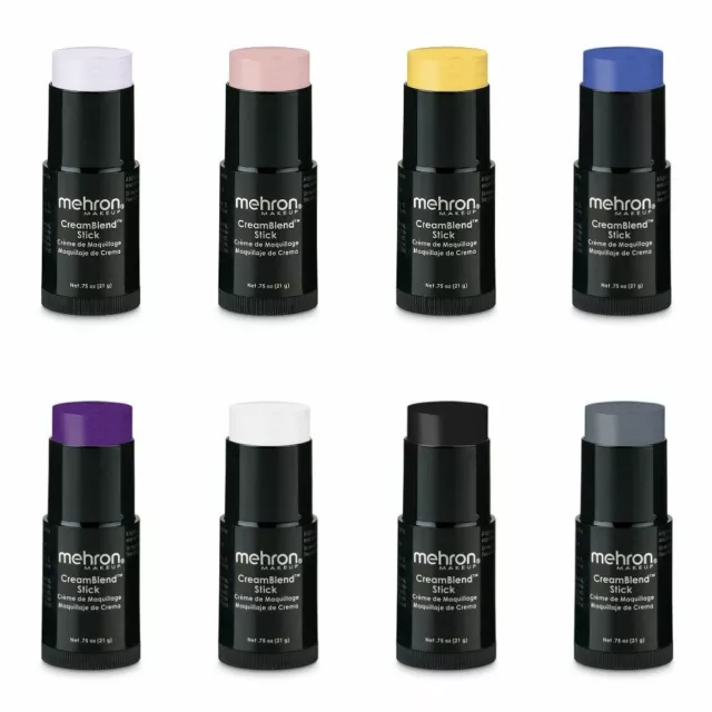 Mehron CreamBlend Stick Face & Body Makeup Cream Stick Costume - All Colors