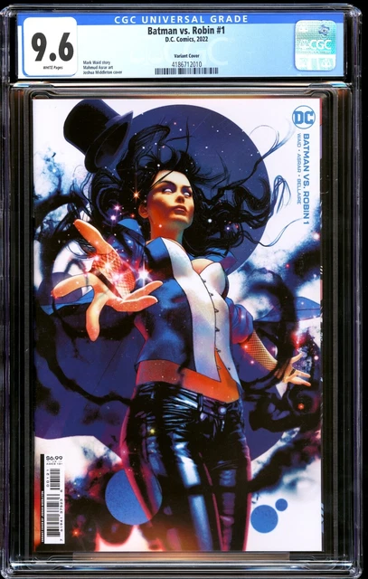 Batman vs. Robin #1 Joshua Middleton Zatanna Variant CGC 9.6 DC Comics NM+