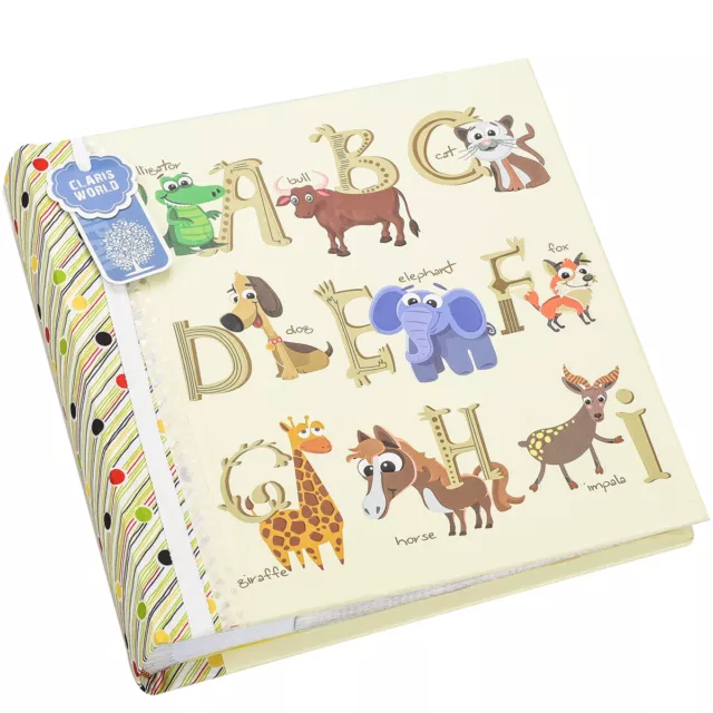 Baby Alphabet/Number Photo Album Holds 200 Photos 4'' x 6"-Ideal Gift CL-6822 3