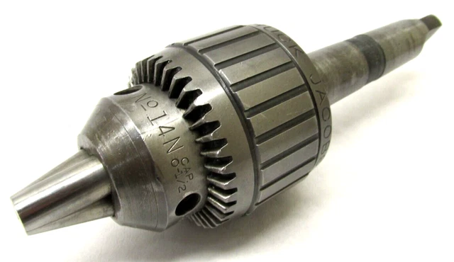 JACOBS 0 to 1/2" BALL BEARING SUPER DRILL CHUCK w/ 3MT SHANK - #14N