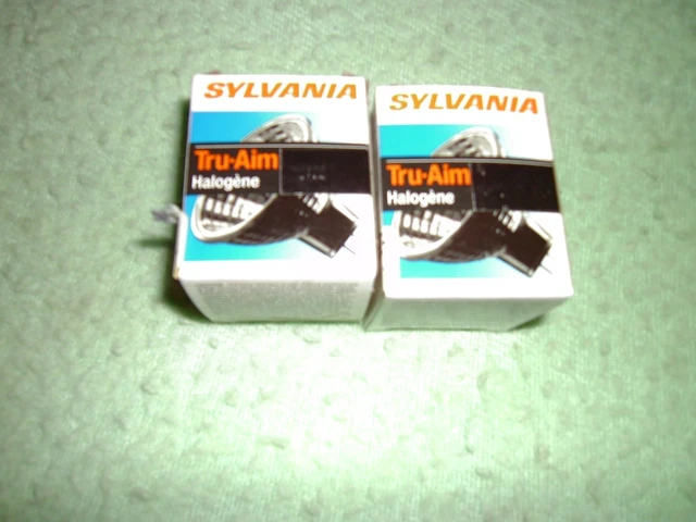 (2) Sylvania 54306 20MR16/FL35/(BAB)C 12V - Tungsten Halogen Tru-Aim Lamp