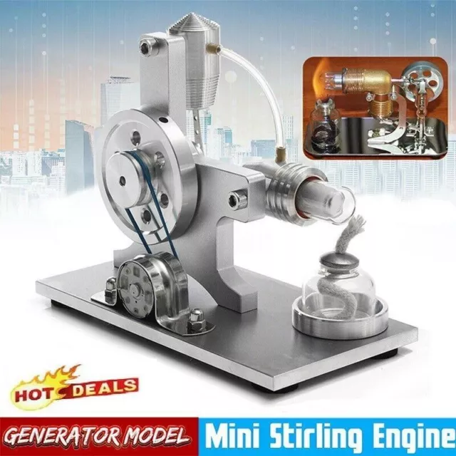 Kinder Pädagogisches Spielzeug Silber Mini Stirling Motor Motor Modell Generator