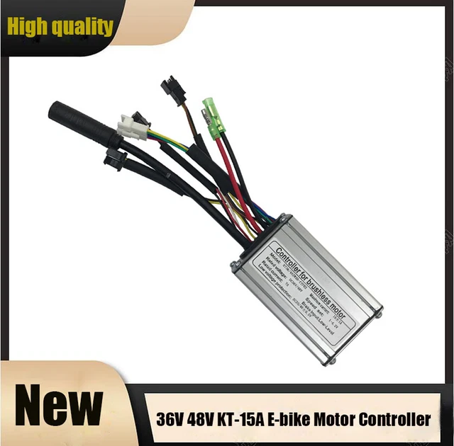 BIKE 36/48V KT-15A 6mos Square Wave Controller For 250W-350W Brushless ...