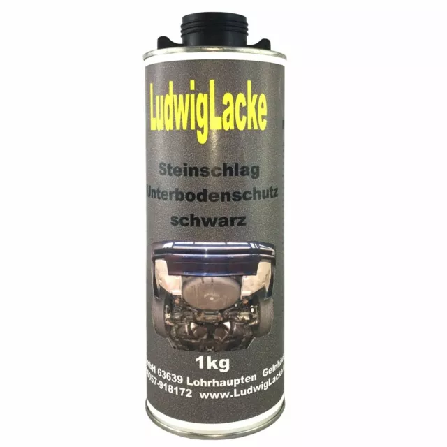 Protection contre les chutes de pierres WOW 5 x 1 kg noir protection de soubassement superpeignable vernis Ludwig 2