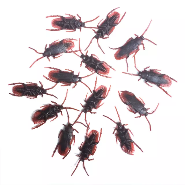 20pcs Lifelike Model Simulation Fake Cockroach Roach Bug Toy Funny Trick J_JY Nm