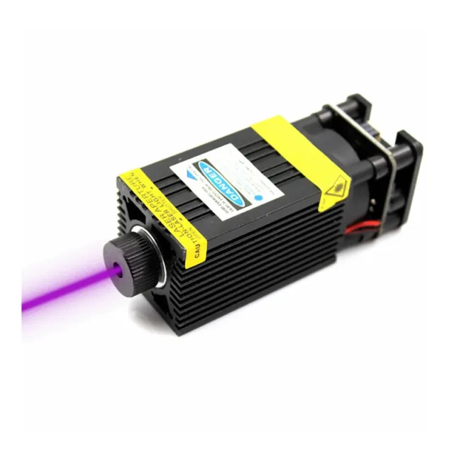 405nm 500mw Violett/Lila 3D Laser Diode Gravur Modul TTL/PWM Modulation