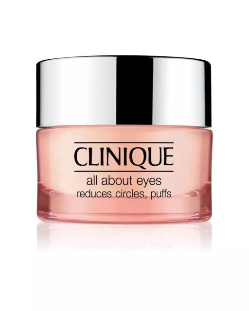 Clinique All About Eyes Reduces Puffiness Dark Circles Under Eye 15ml FREE P&P