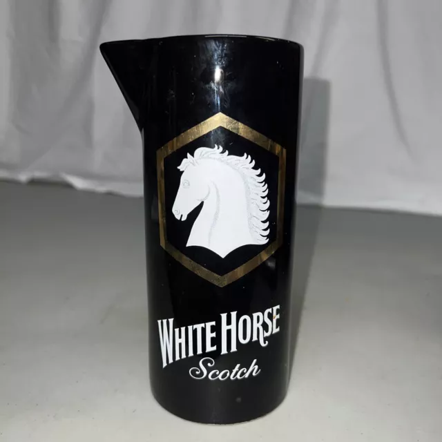 Vintage White Horse Scotch Whiskey Pitcher
