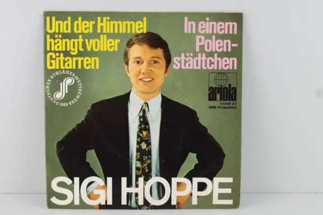 7" Single - SIGI HOPPE - Und der Himmel hängt voller Gitarren - Ariola 1968 2