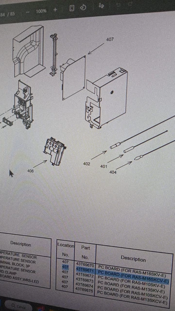 Carte éléctronique Clim TOSHIBA RAS-3M26U2AVG-E - Bricolage