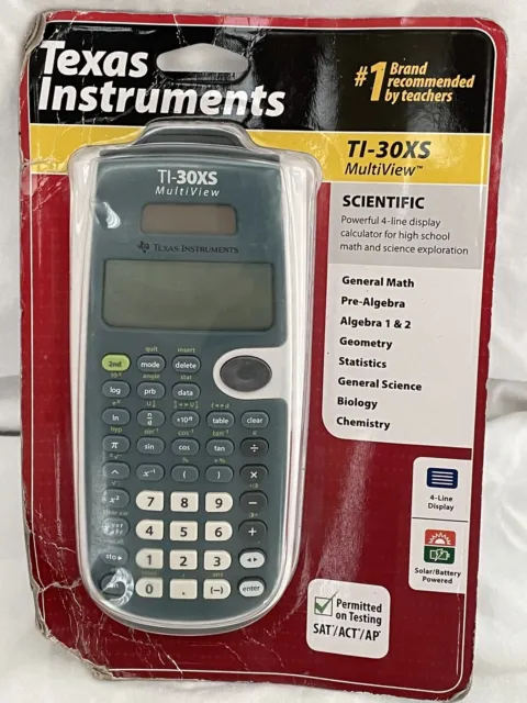 Texas Instruments TI-30XS MultiView Scientific Calculator BRAND NEW SEALED!