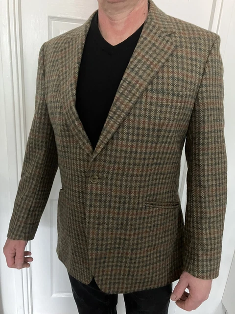 VINTAGE JOHN G Hardy London Tweed Jacket Men s Size 42R Hunting