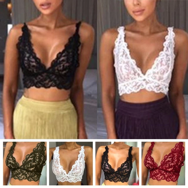 Lingerie Soutien-gorge Sans manches Gilet Sexy Grande taille Femmes Fleurs