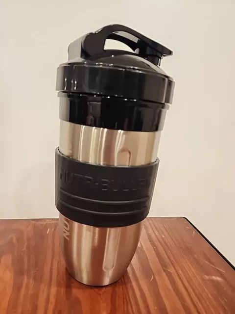 Nutribullet 1200 Series Stainless Steel Insulated Cup Travel Mug with Flip Top