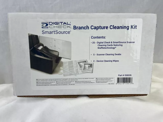 NEW Digital Check Branch Capture Cleaning Kit