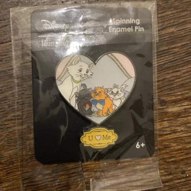 Loungefly Disney The Aristocats I Love You Spinner Enamel Pin - BoxLunch Exclusi