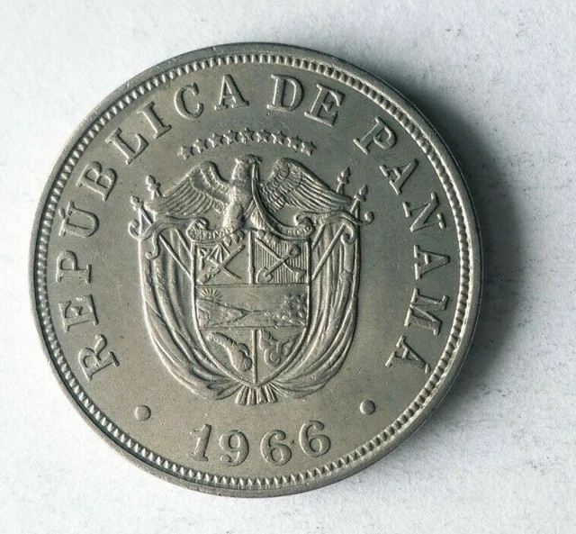 1966 PANAMA 5 CENTESIMOS - High Quality Collectible Coin - FREE SHIP - Bin #171