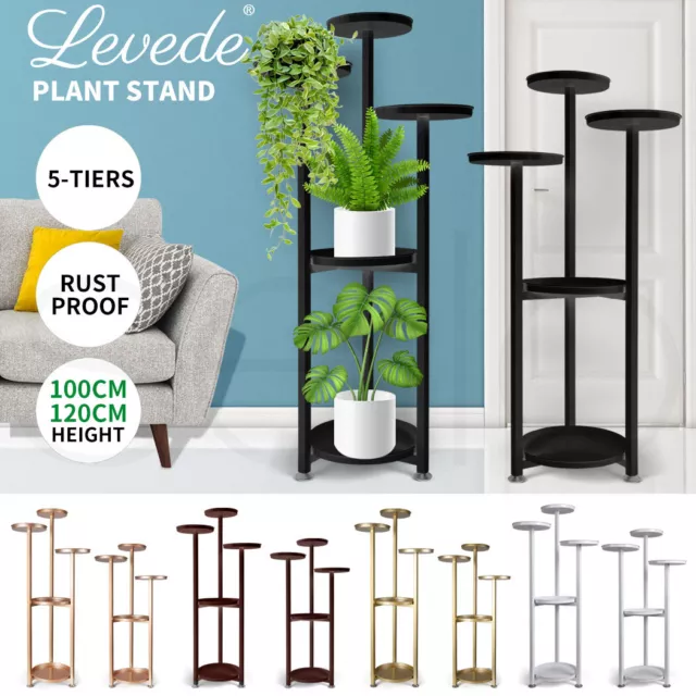 Levede 5 Tier Plant Stand Outdoor Indoor Flower Pot Rack Garden Home Decor Shelf