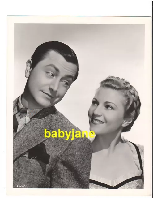 Robert Young Annabella Original 8X10 Photo 1939 Bridal Suite Double Weight #1