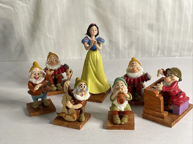 Disney Snow White And The Seven Dwarfs 65th Anniversary 7 Pc Enesco Set