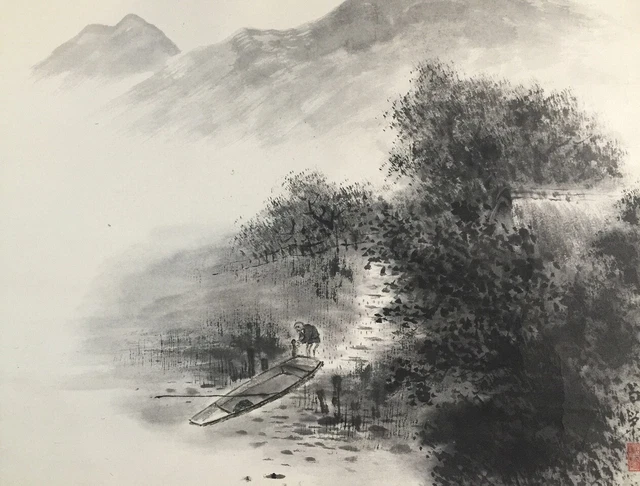レア 軸 縁起物 繁盛 絵 滝 日本 昔話 中国 美術 骨董 インテリア fit=scale-down,w=1200