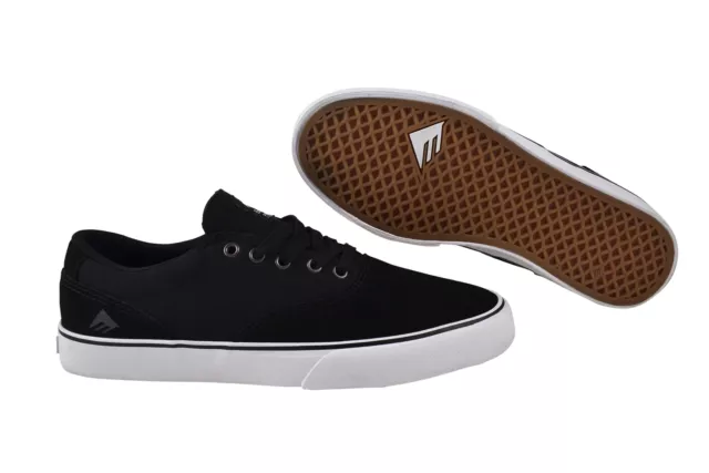 Emerica Provost Slim Vulc black white Sneaker Schuhe schwarz weiß