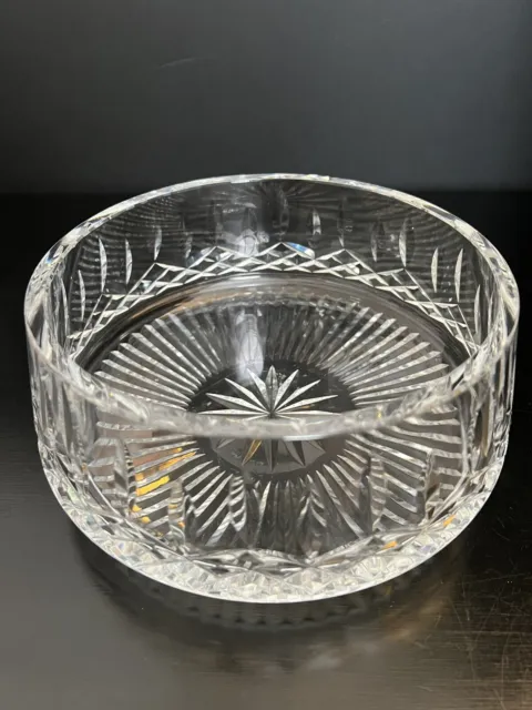 Waterford Lismore Large 7” Salad Fruit Crystal Bowl Ireland