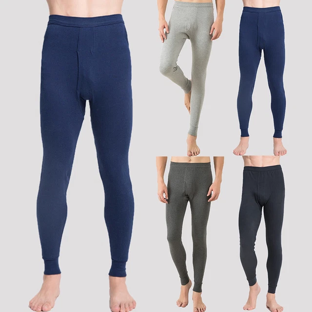 Pantaloni Termici Uomo Invernali - Mutande Lunghe In Pile Doppio Calore, Morbide E Elastiche