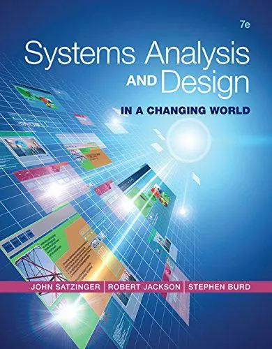 Systèmes Analysis Et Design en Un Changing Monde Par JACKSON, Robert, Satzinger,