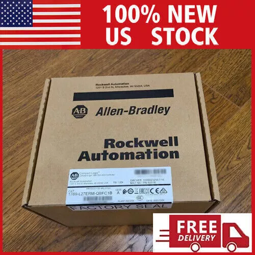 Allen-Bradley 1769-L27ERM-QBFC1B CompactLogix 1MB Controller1769L27ERMQBFC1B NEW