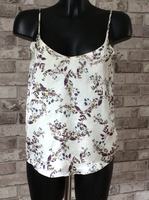 Womens/Ladies Satin Feel Vest Top Size 8 New Look