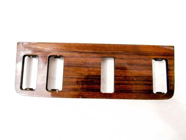 Dash Wood Panel 3 Switch 1236804507 Zebrano fits 79-85 Mercedes W123 280CE