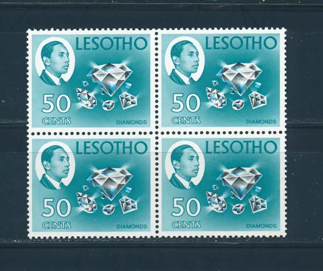 Lesotho 1967 Definitives Sg134 Block Of 4 Mnh