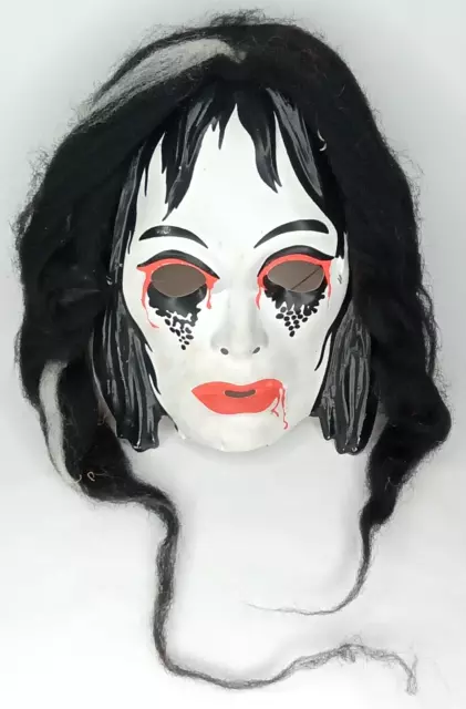 Halloween Ben Cooper Vampire Girl Mask Vintage Masquerade Trick Or Treat Costume