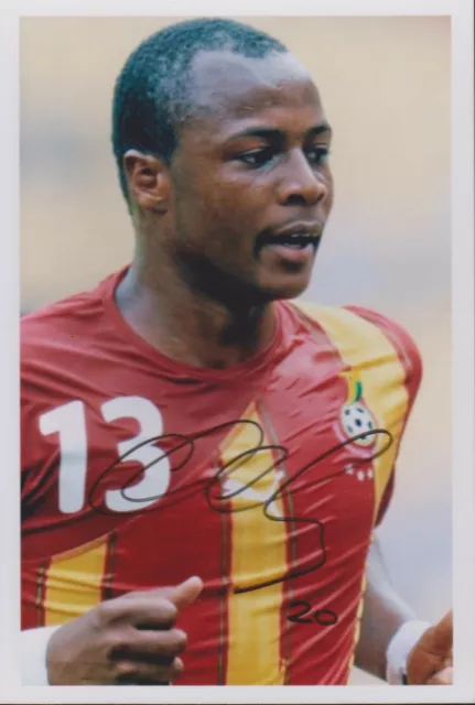 Football  Photo  Andre  Ayew  Ex Olympique De Marseille  Signature Original