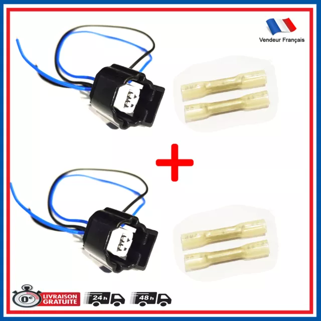 2x Prise Fiche Connecteur Faisceau Feu de Plaque Immatriculation pour  8200480127