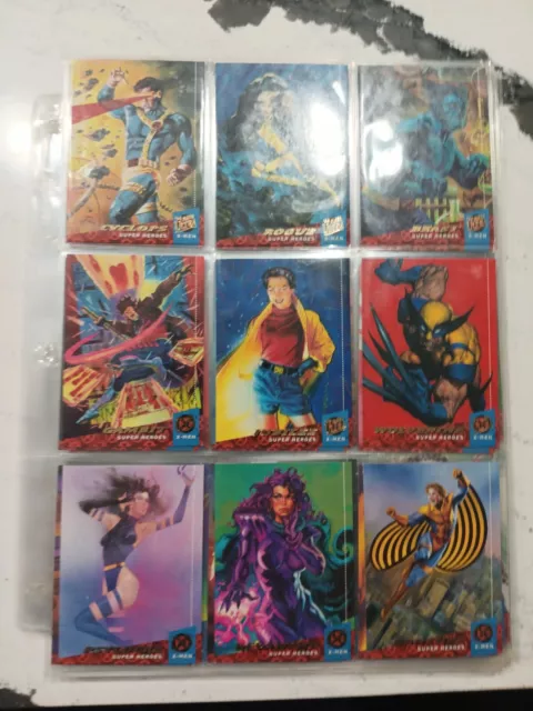 1994 Fleer Ultra X-Men Complete 150 card base set  NM/Mint FREE SHIPPING! T236