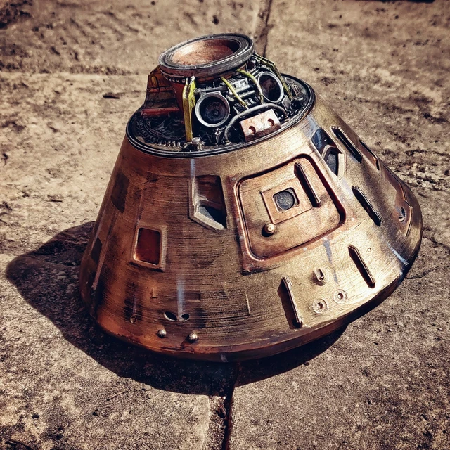 APOLLO 11 COMMAND Module Model Kit 1/19 Scale With Screw Lid. £60.00 ...